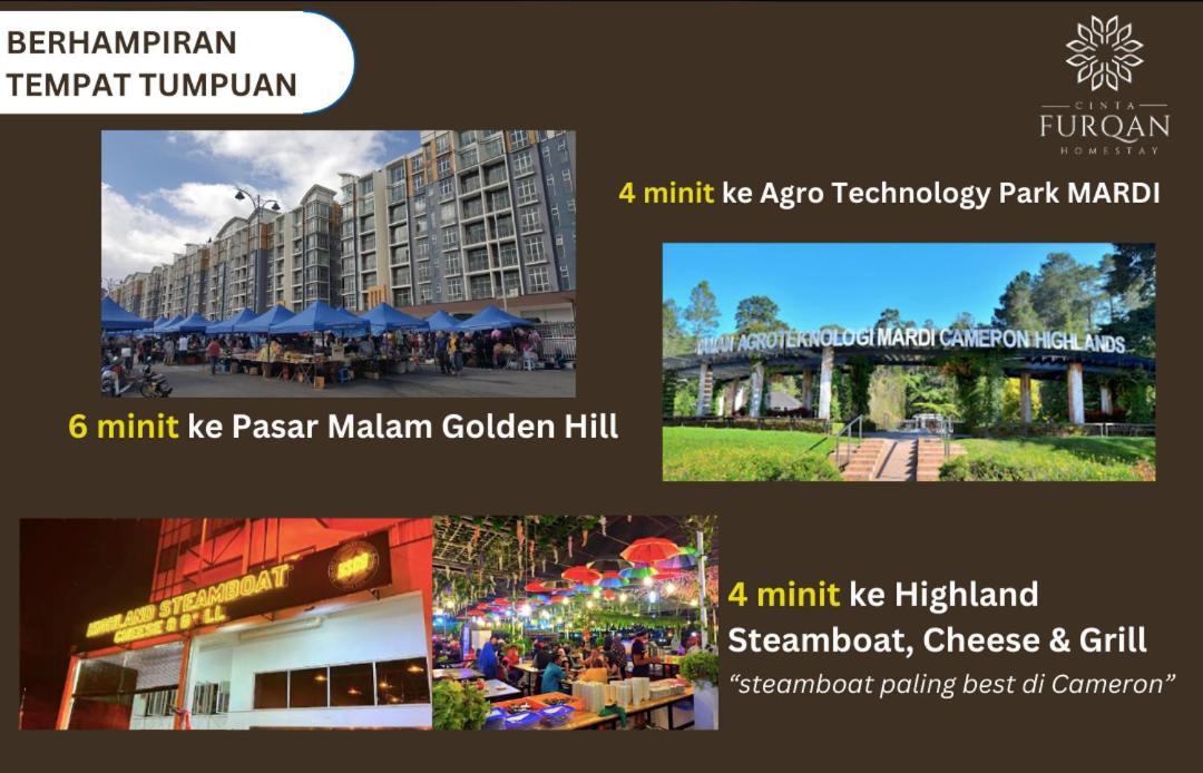 Homestay Cinta Furqan 1 - Apartment Cameron Highland Танах-Рата Экстерьер фото