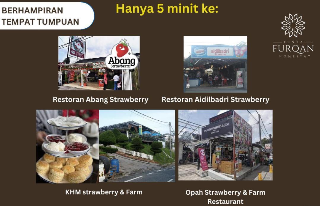 Homestay Cinta Furqan 1 - Apartment Cameron Highland Танах-Рата Экстерьер фото